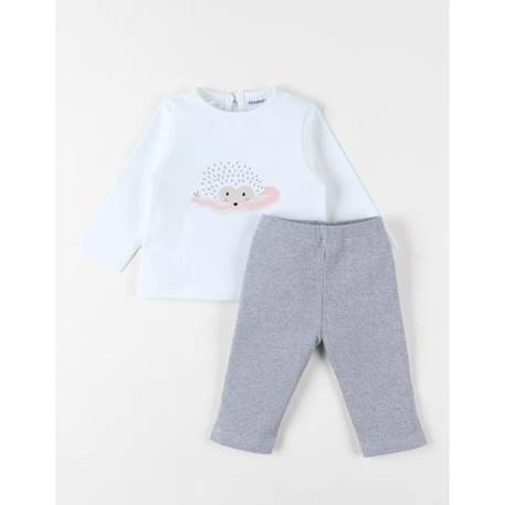 Bébé-Set t-shirt + legging, jersey côtelé