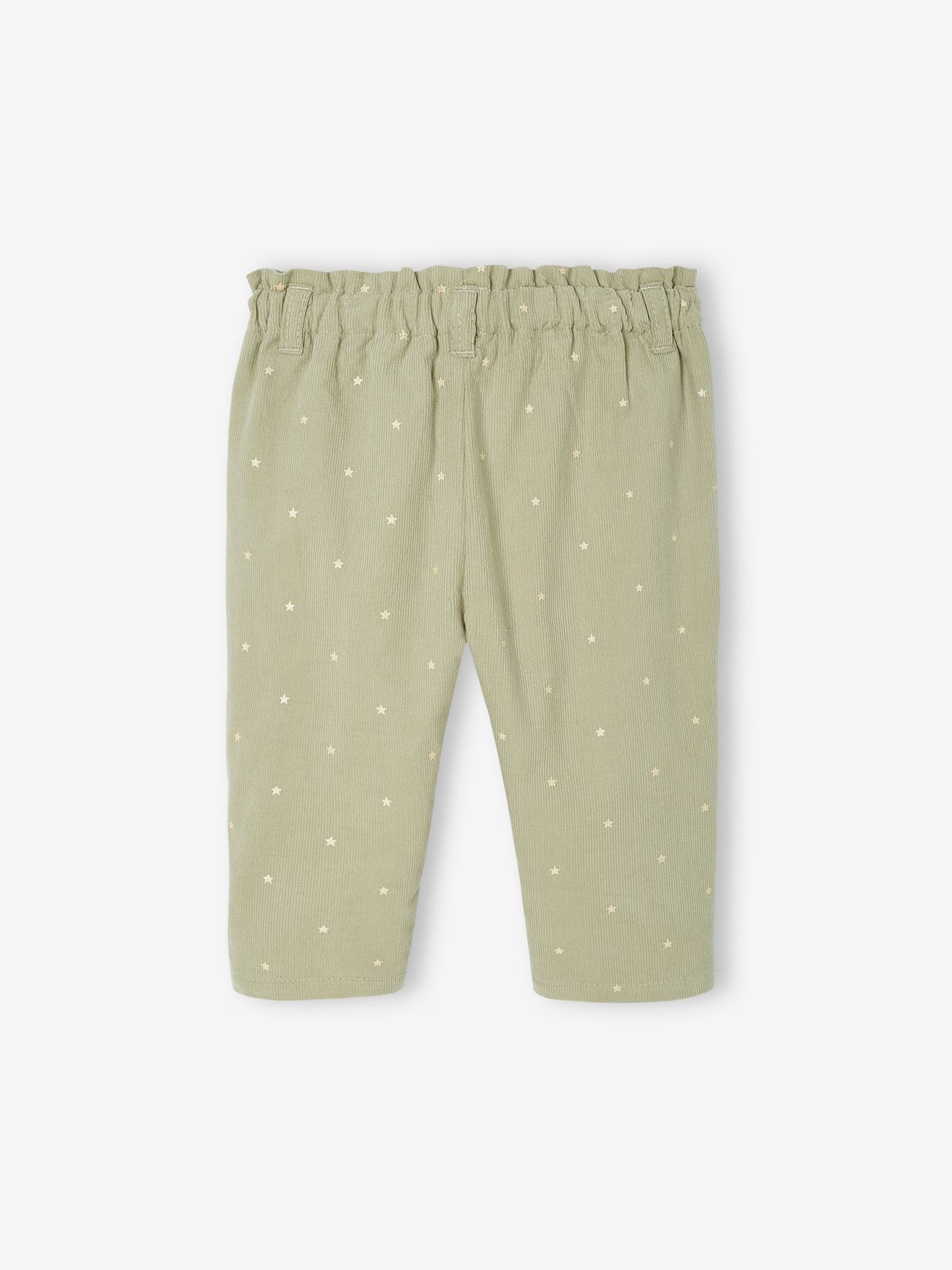 Vêtement Bébé été Taille élastique VERTBAUDET Pantalon Large Bébé Motifs Fleurs - Taille 18M (81cm) - Molleton Doux - Style Bohème Vêtement Bébé 18 Mois Floral