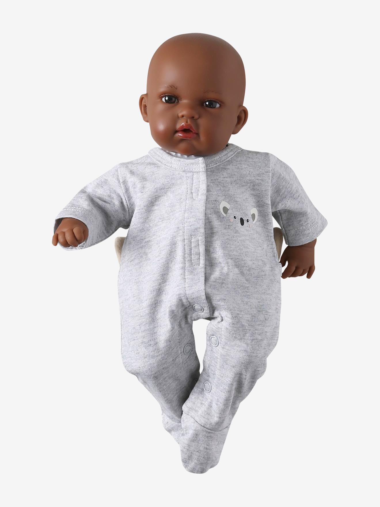 Pyjama koala pour poupon 30/33 cm et 36 cm gris