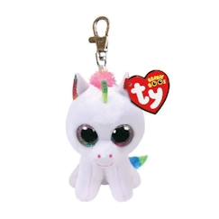 -Peluche Ty - Beanie Boo's Clip - Pixy La Licorne - Multicolore - Blanc - Enfant - Mixte