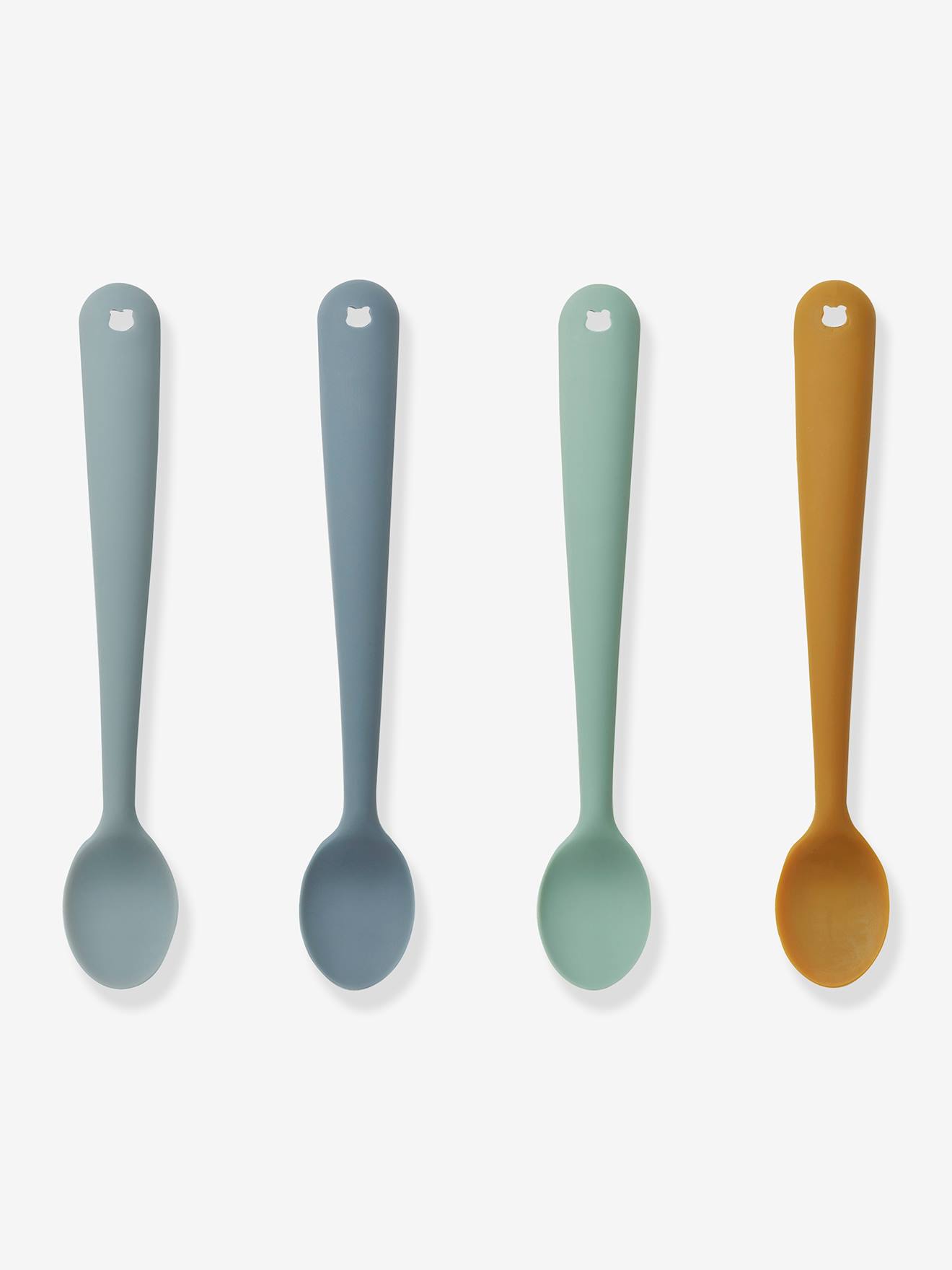 Lot 4 cuillères d'apprentissage Siv - bleu