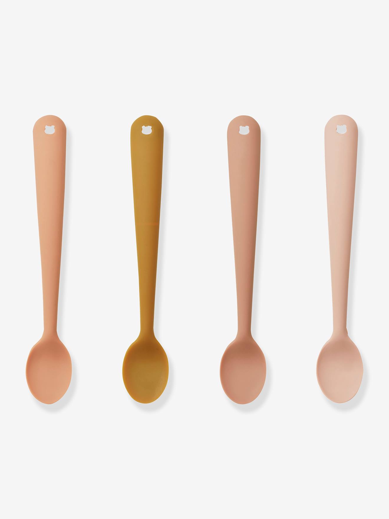 Lot De 6 Cuillères D'apprentissage Bébé En Silicone - Sans BPA, Pour Diversification 6+ Mois, Couverts Autonomes - 10