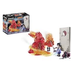 Jouet-PLAYMOBIL 70666 Sasuke vs. Itachi, Naruto, Héros issus de Manga Ninja, Naruto Shippuden, Dès 5 ans