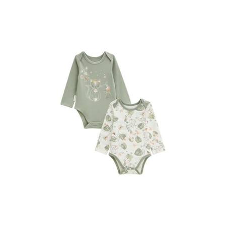 Bébé-Lot de 2 bodies bébé manches longues Lily