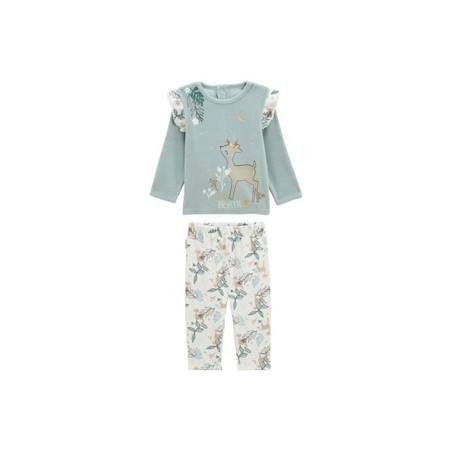 Bébé-Pyjama bébé 2 pièces en velours Alma