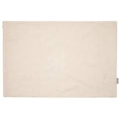 -Taie d'oreiller réversible en Lin lavé 63 x 63 cm Beige