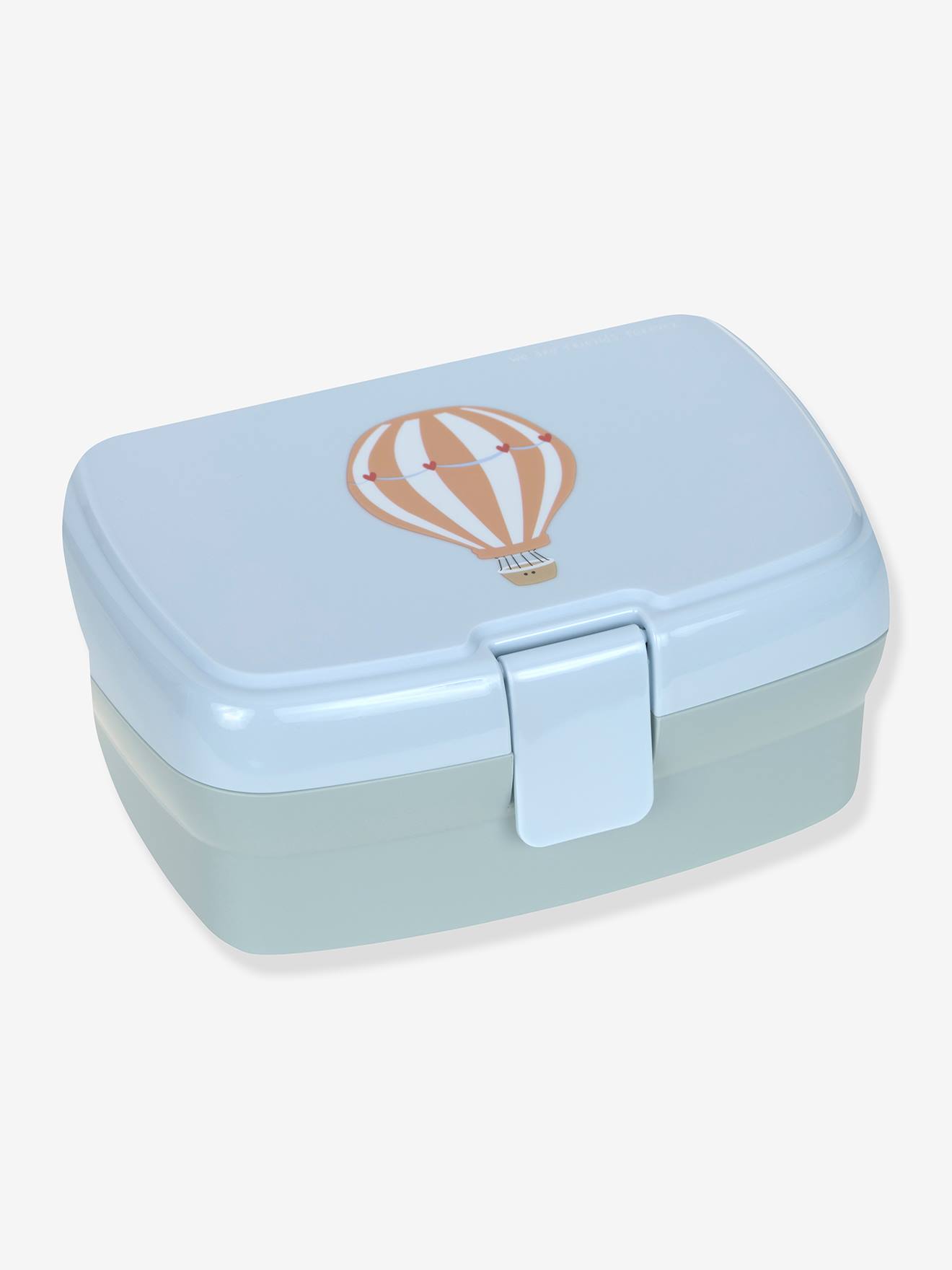 Ensemble boîte à goûter + gourde LÄSSIG bleu