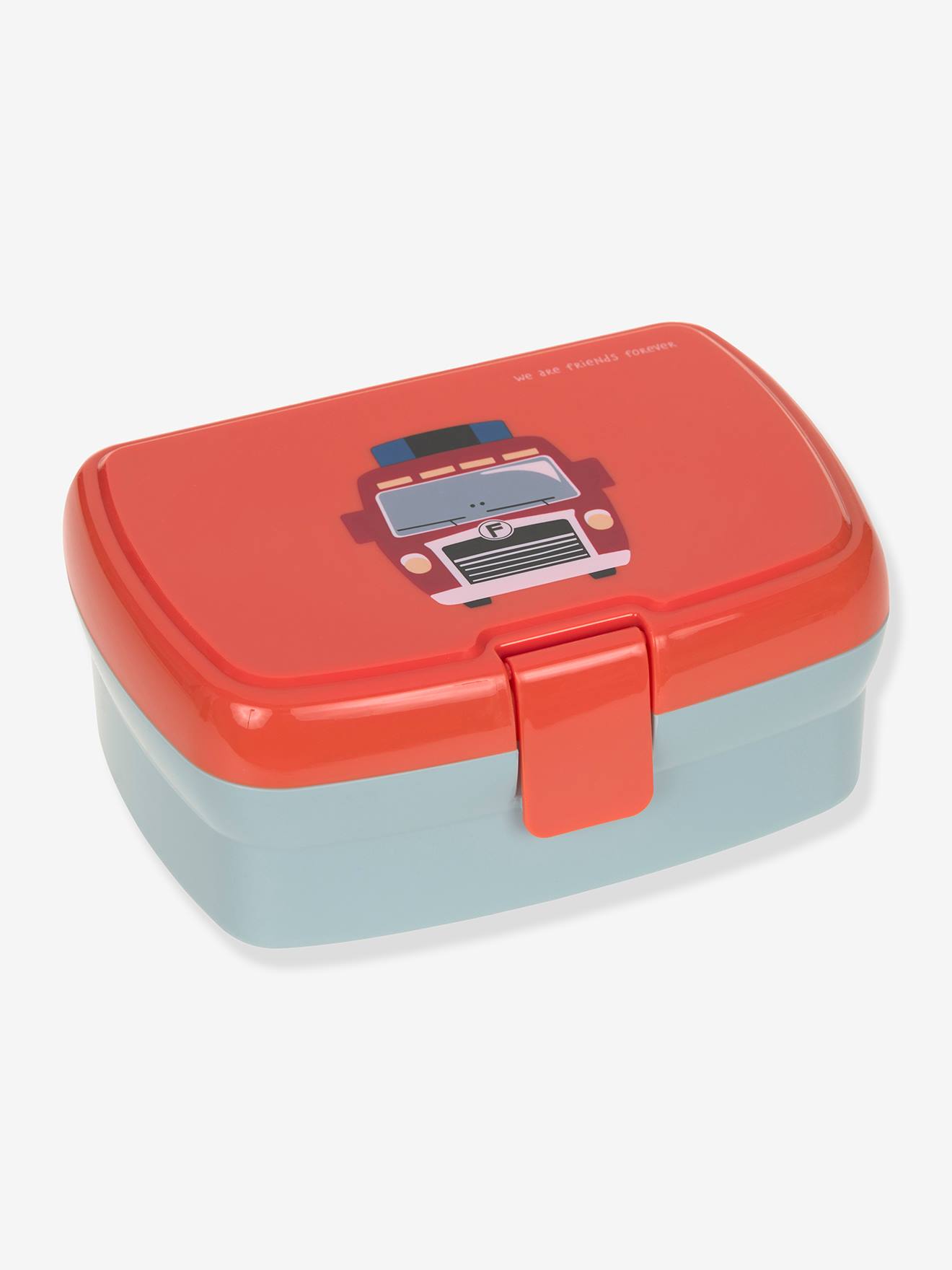 Ensemble boîte à goûter + gourde LÄSSIG rouge