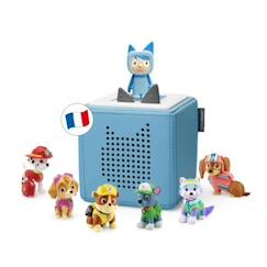 Jouet-tonies® - Coffret Toniebox Mission avec la Pat'Patrouille - Bleu - Boite à histoire