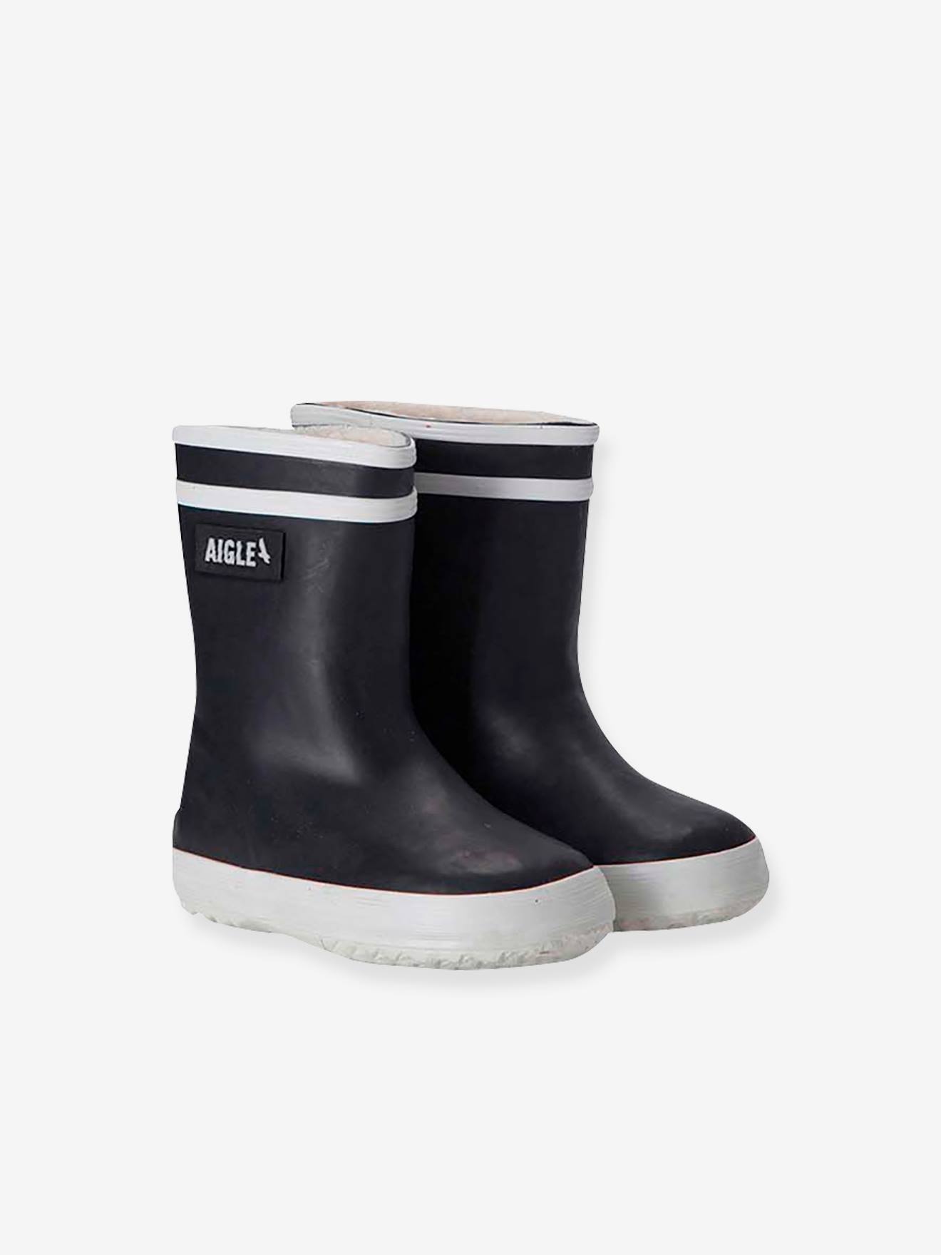 Bottes de pluie fourrées bébé Baby Flac Fur 2 marine