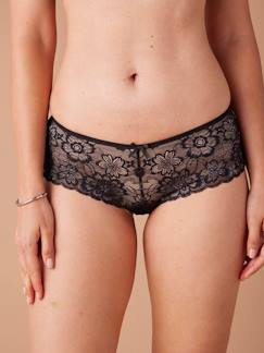 Vêtements de grossesse-Culotte de grossesse dentellte irisée
