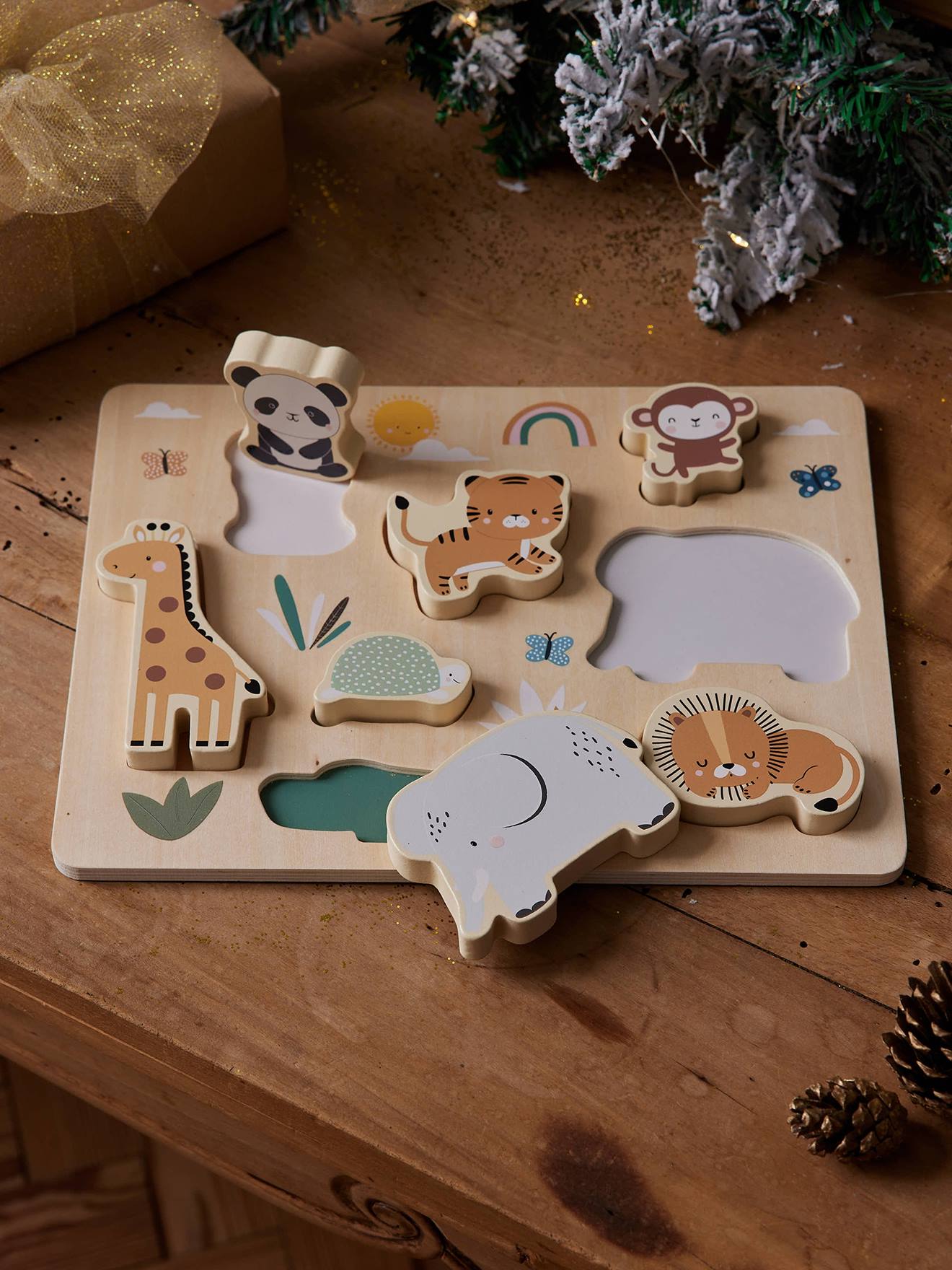 Puzzle chunky TANZANIE en bois FSC® bois