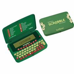 Jouet-Jeux éducatifs-Jeux éléctroniques-Lexibook Deluxe Electronic Scrabble dictionnaire (en anglais) - SCF-328AEN