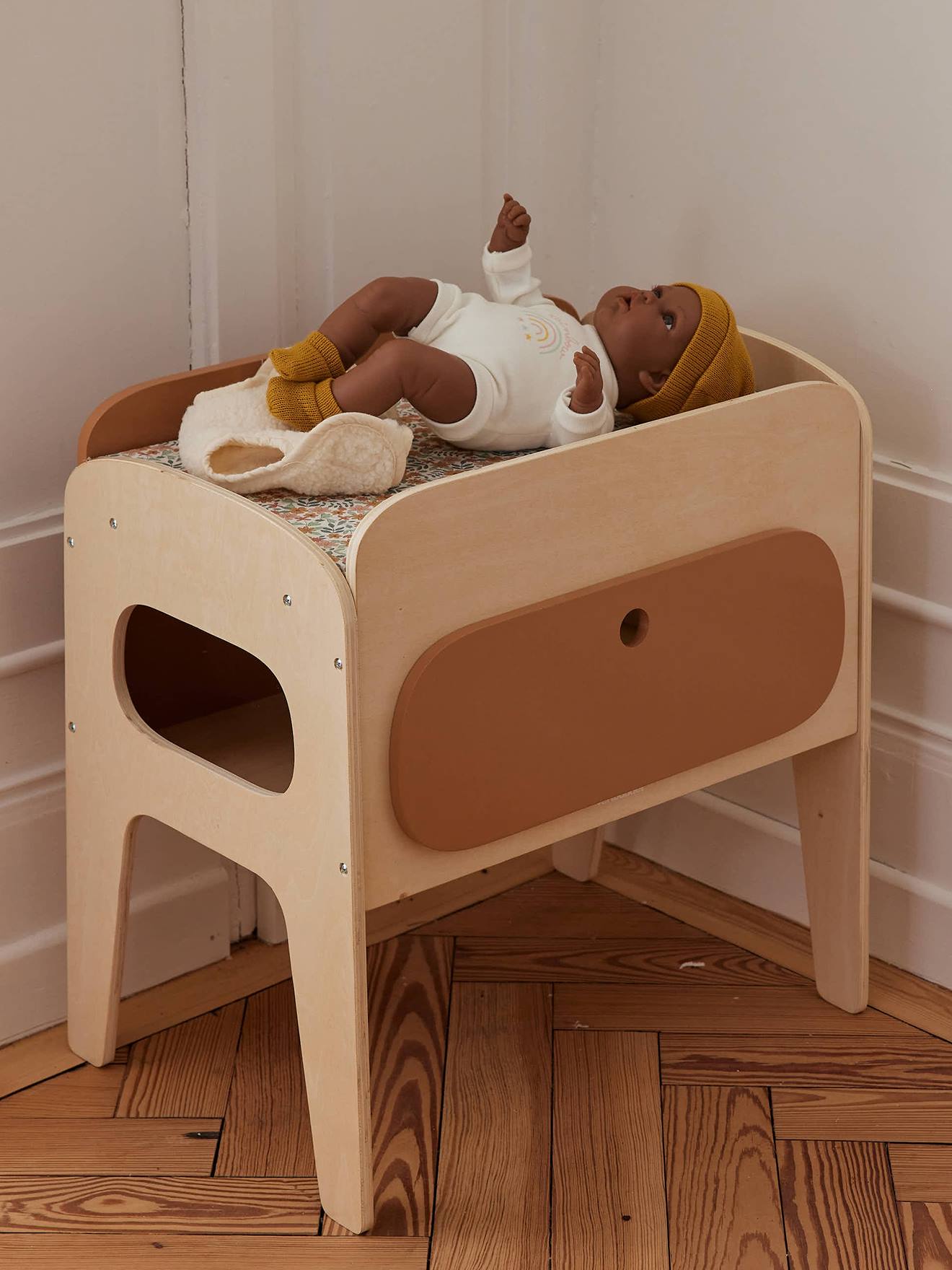 Table à langer pour poupon en bois FSC® bois
