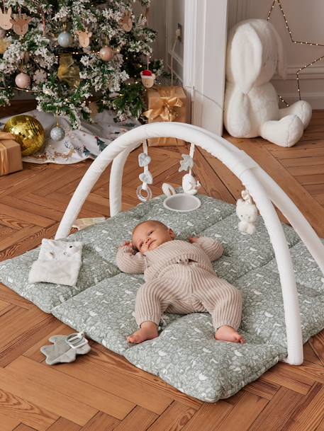 Vertbaudet - Tapis d'éveil en gaze de coton dans les bois