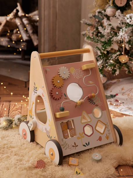 Vertbaudet - Chariot de marche avec freins en bois FSC® savania