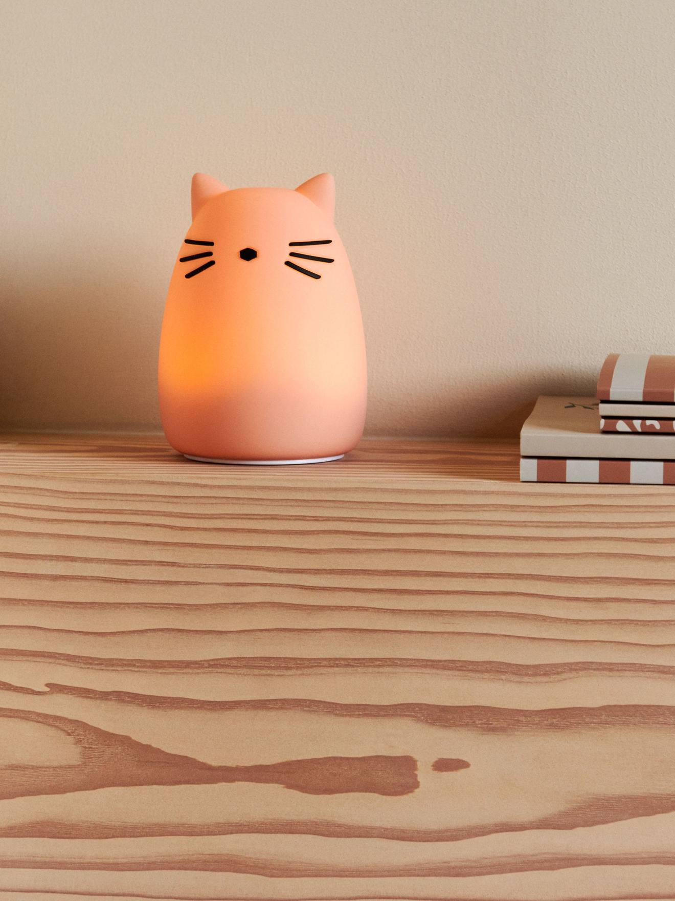 Veilleuse chat Winston - rose (Liewood) - Image 2