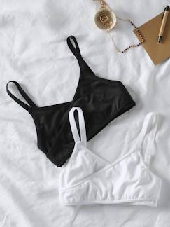 -Lot 2 brassières croisées sans coutures grossesse et allaitement