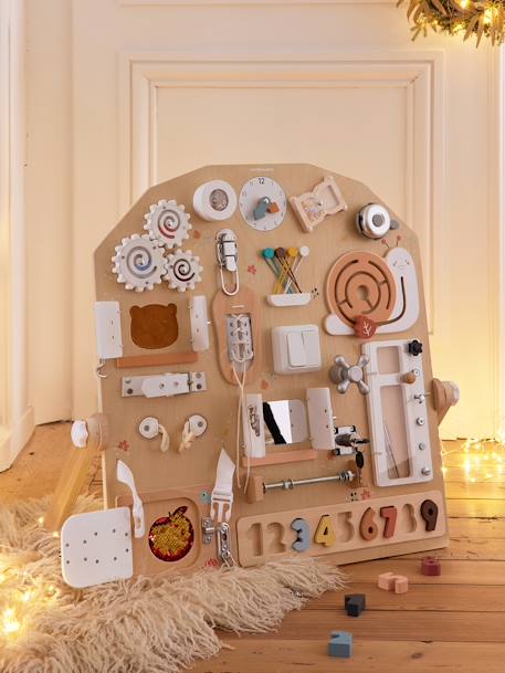 Planche d'apprentissage multi activités en bois FSC® bois 4 - vertbaudet enfant 