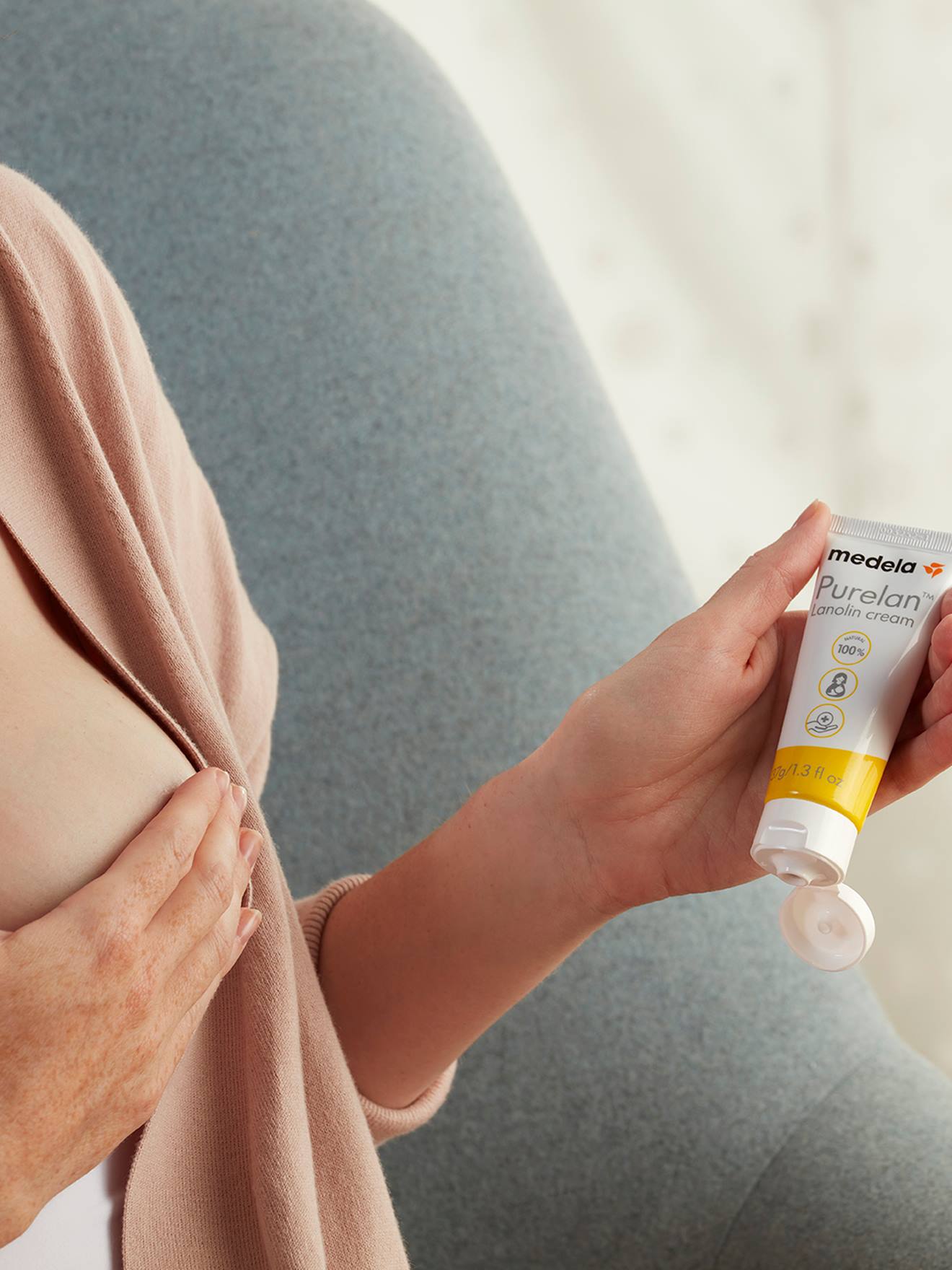 Crème hydratante Purelan 100 , tube de 37 g blanc (Medela) - Image 2