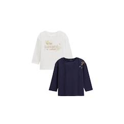 -Lot de 2 t-shirts bébé manches longues Gribouille