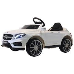 Jouet-Voiture véhicule électrique enfants 6 V 15 W V. max. 7 Km/h télécommande effets sonores + lumineux blanc Mercedes GLA AMG