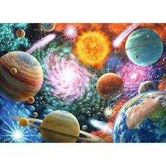 Jouet-Puzzle 100 pièces XXL - Ravensburger - Étoiles et planètes - Science et espace - Pour enfants de 6 ans et plus