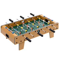 Jouet-Jeux vidéos et jeux d'arcade-HOMCOM - table de billard - Bois - 69x37x24cm - Bois naturel