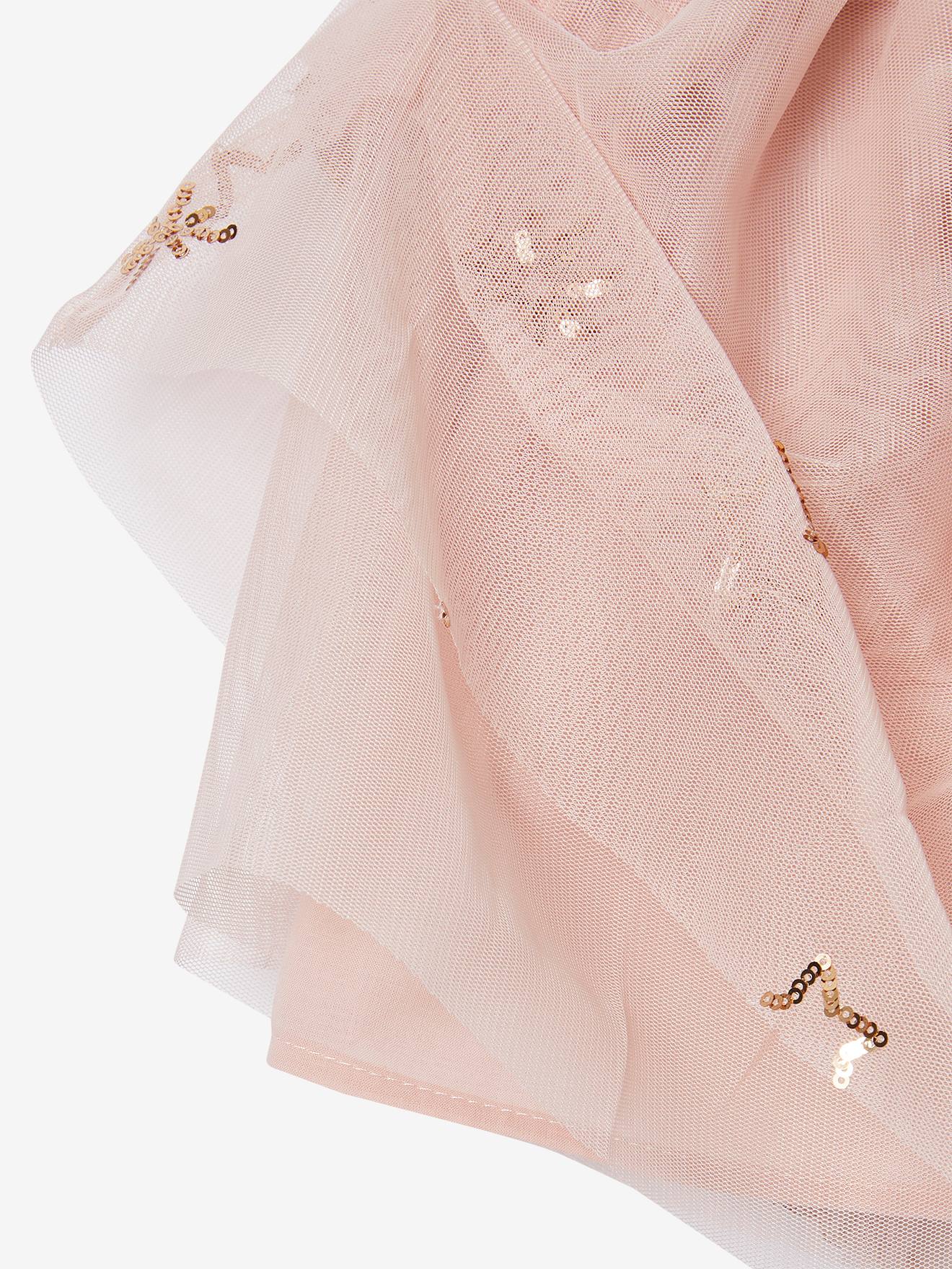 Jolie Jupe Rose En Tulle Avec Paillettes Et Volants - Punkidz Pour Fille 6 Ans (116 Cm) - Occasion En Très Bon état