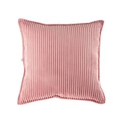 Linge de maison et décoration-Coussin velours côtelé BLOCK Pink Mousse