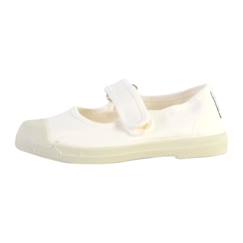 -Basket Enfant - NATURAL WORLD - Basse - Scratch - Blanc - Fille