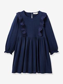 -Robe fille en gaze de coton CYRILLUS