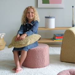 Chambre et rangement-Chambre-Pouf enfant bouclette POUFFUS rose