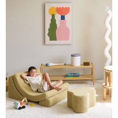 Chambre et rangement-Fauteuil enfant bouclette MOON vert matcha