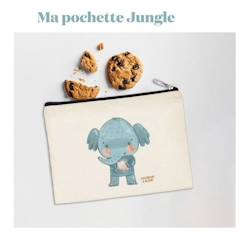 -Pochette zippée gouter Éléphant