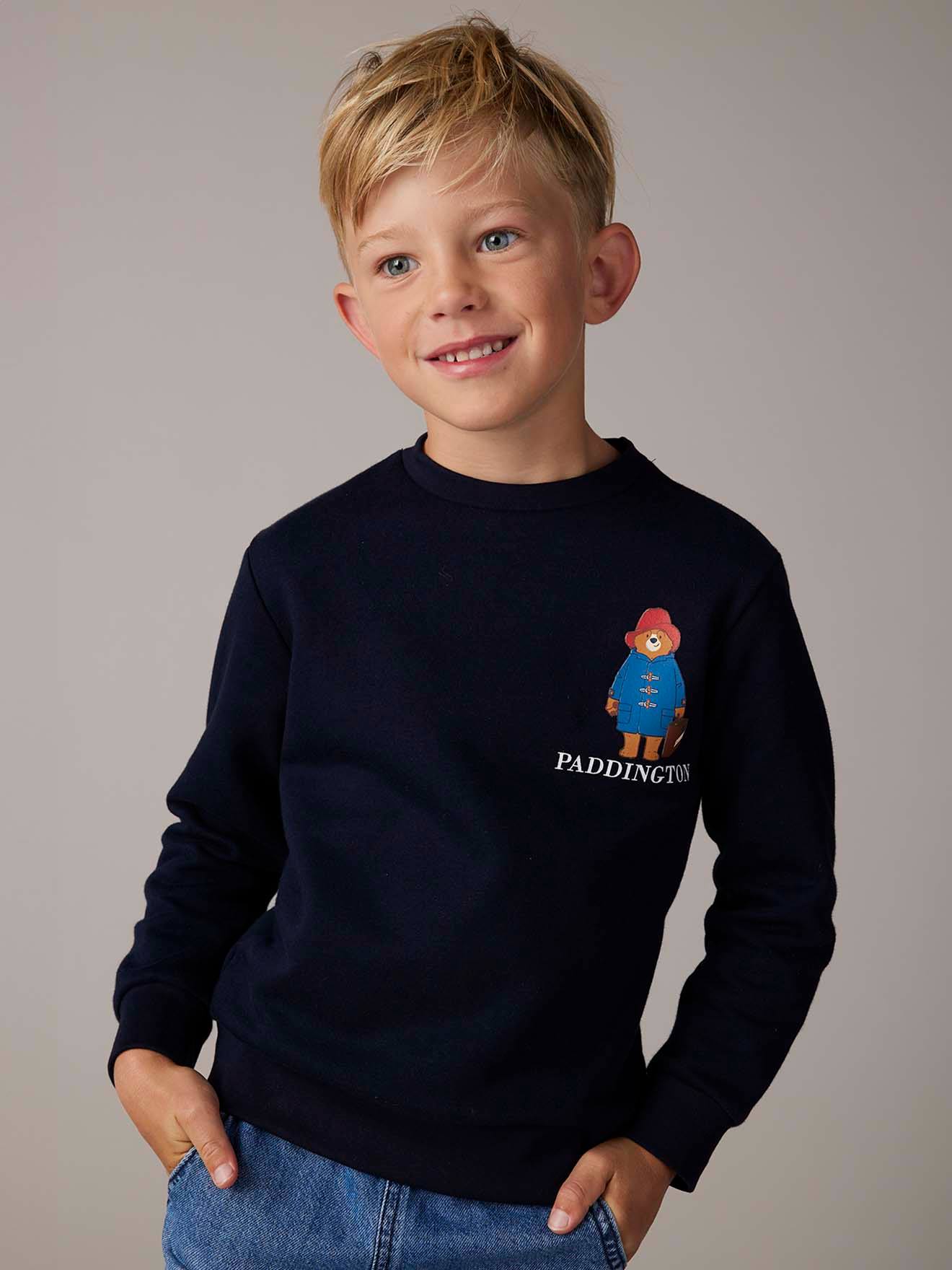 Sweat motif ours Paddington® bleu nuit