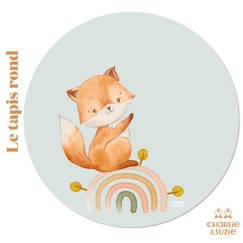 Linge de maison et décoration-Tapis rond Renard