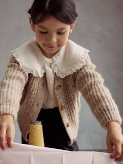 -Gilet en maille mousseuse fille