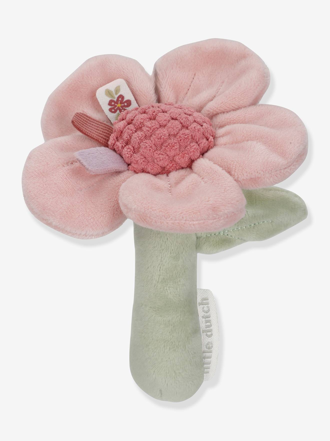 Hochet peluche fleur - fairy garden (Little Dutch) - Couverture