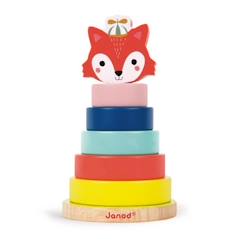 Jouet-JANOD - Empilable Renard Baby Forest (bois) - Dès 1 An