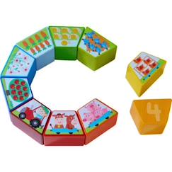 Jeu d'adresse HABA - 305158 - 10 pierres en bois peintes - Pour enfant de 2 ans et plus  - vertbaudet enfant