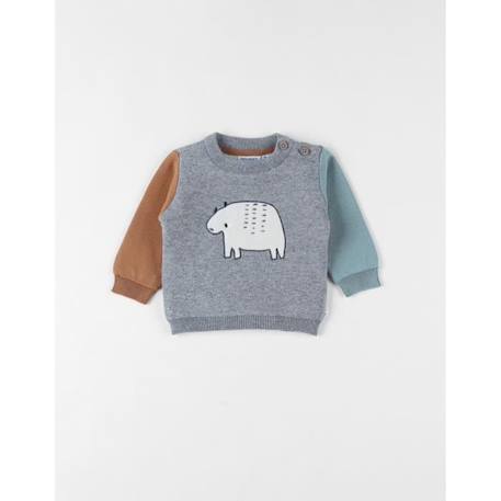 Bébé-Pull en tricot, ours