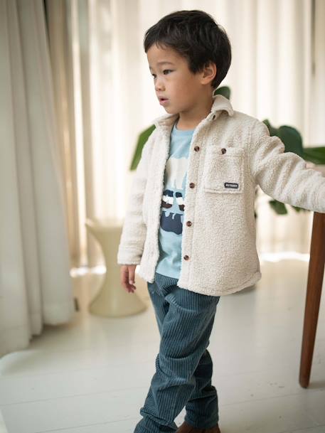 Garçon-Chemise garçon en sherpa 