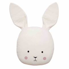 Chambre et rangement-Coussin enfant tête de lapin