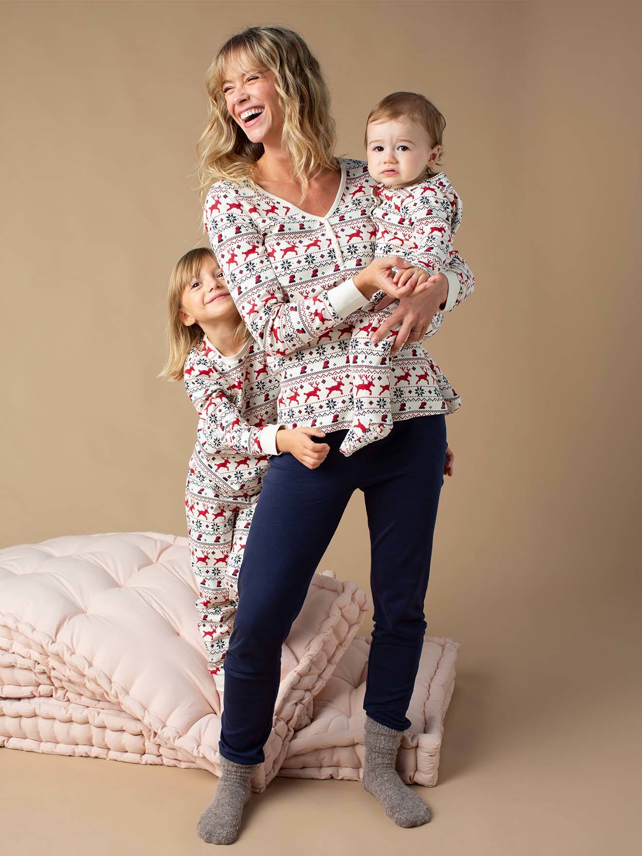 Pyjama de Noël femme collection capsule ENVIE DE FRAISE rouge