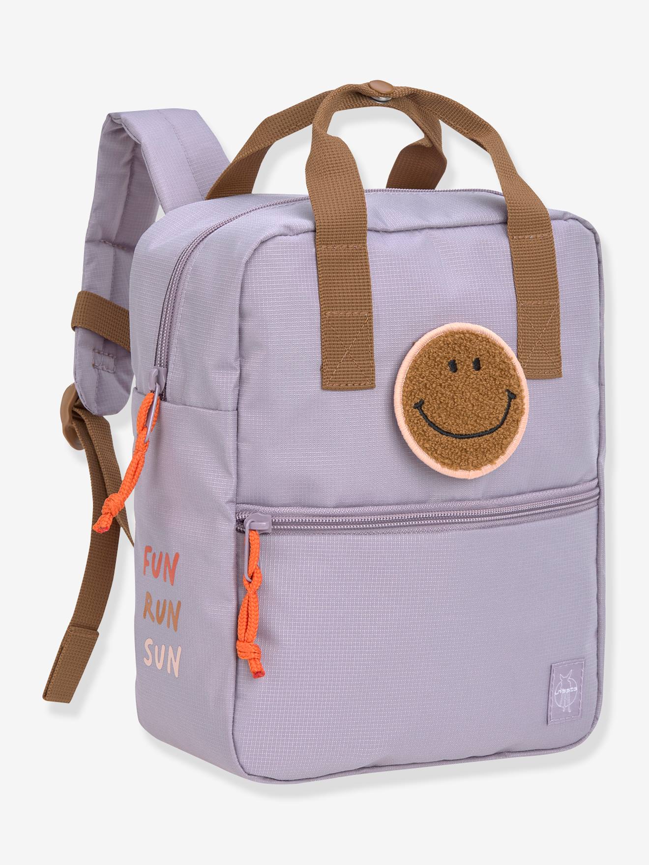Mini Sac À Dos Carré Little Gang Mauve
