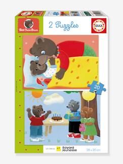 Jouet-Puzzles Petit Ours Brun 2x20 - EDUCA