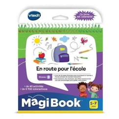 Jouet-VTECH - Livre Interactif Magibook - En Route Pour L'École