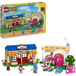 Jouet-LEGO Animal Crossing 77050 Boutique Nook et Maison de Rosie, Set de Construction Créatif