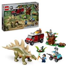 Jouet-LEGO® Jurassic World 76965 Missions dinosaures : la découverte du stégosaure, Jeu éducatif